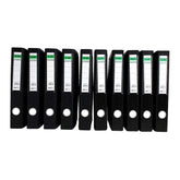 10-Piece Box File Folder Set, A4 size Black